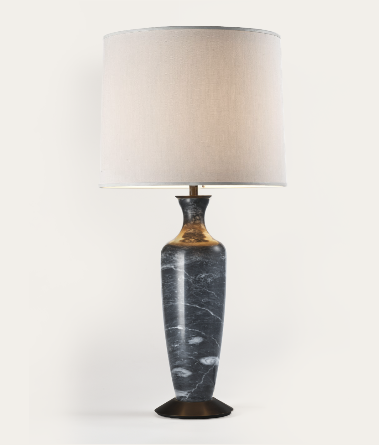 Hanson Table Lamp - Storm Marble