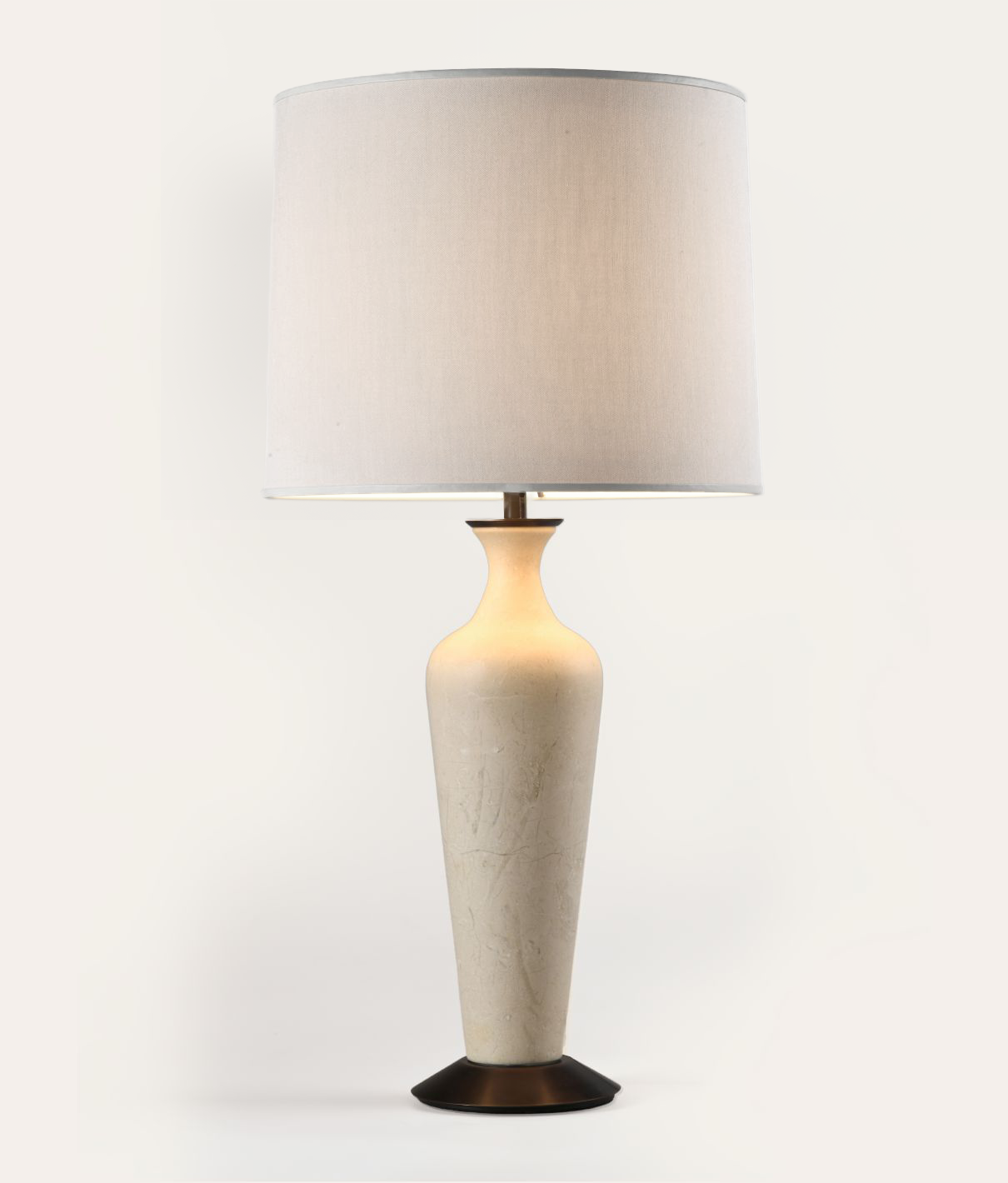 Hanson Table Lamp - Ivory Marble