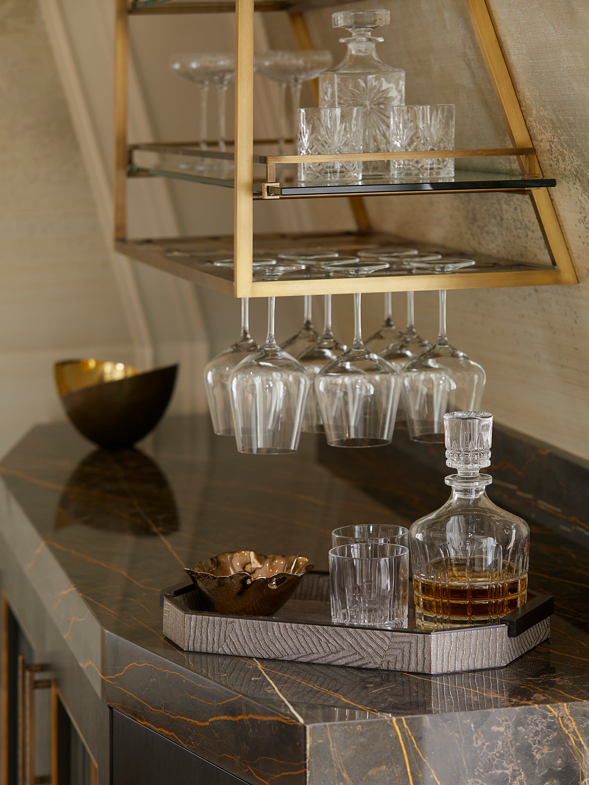 Elemental Rectangular Tray - Bronze