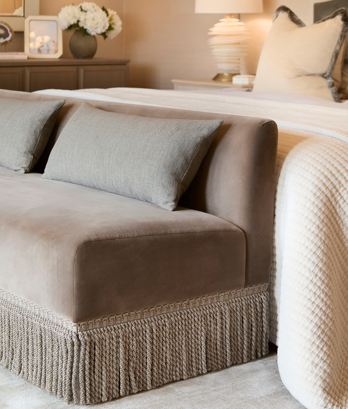 Belcourt Bench - Stone