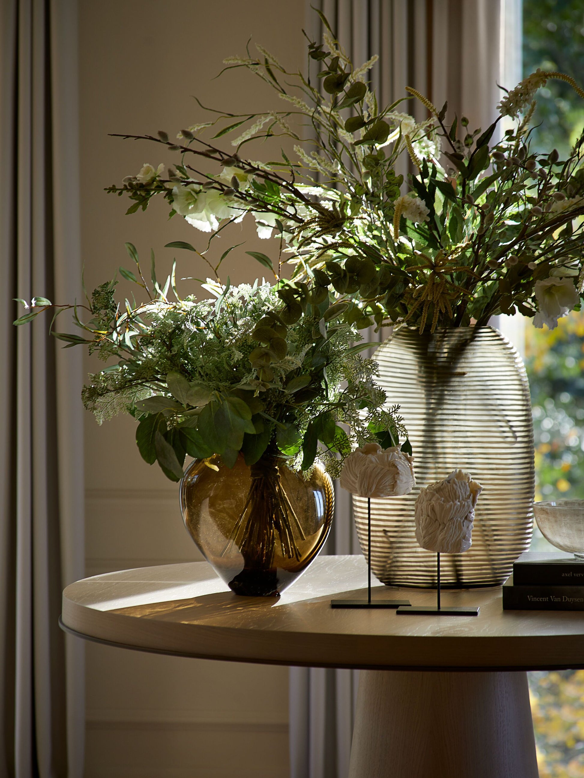 Phoenix Large Handblown Vase - Bronze