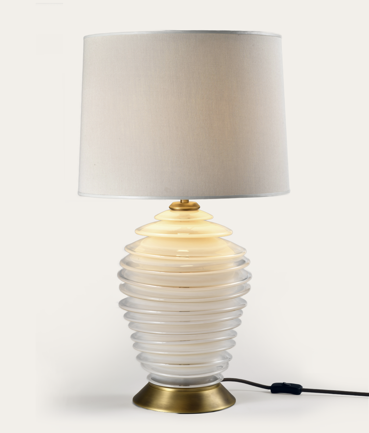 Malik Table Lamp - Ivory