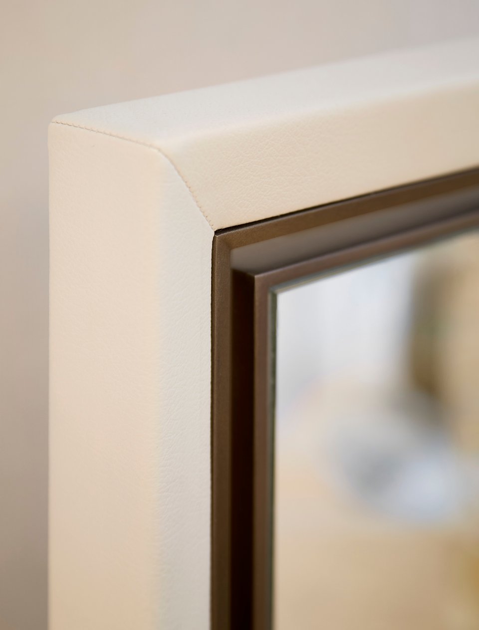 Crossley Triptych Mirror - Taupe