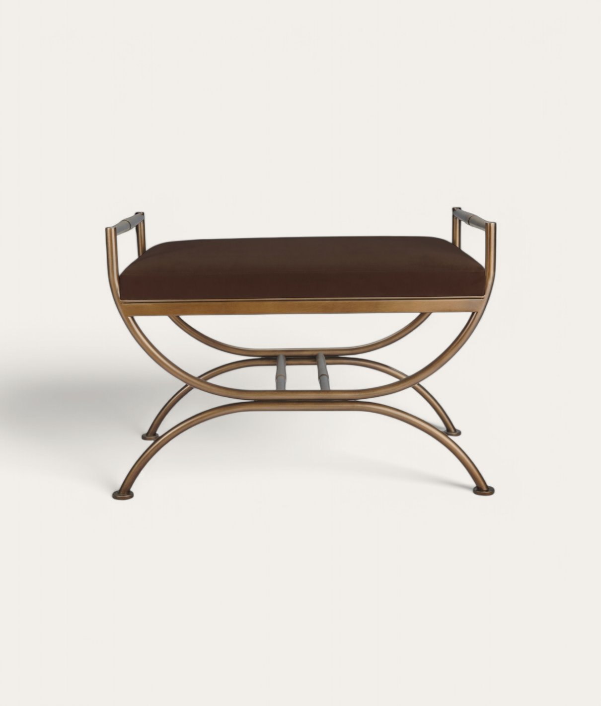 Ainsley Stool - Antique Brass - Bronze