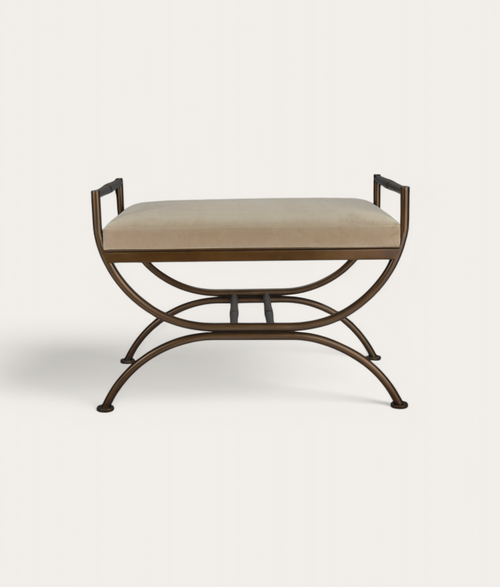 Ainsley Stool - Bronze - Oak