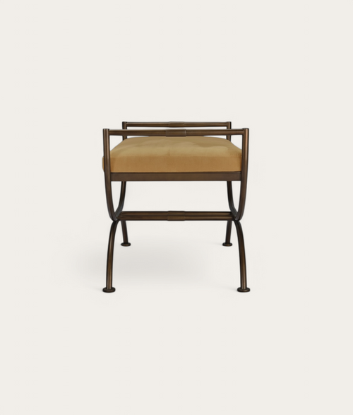 Ainsley Stool - Bronze - Umber