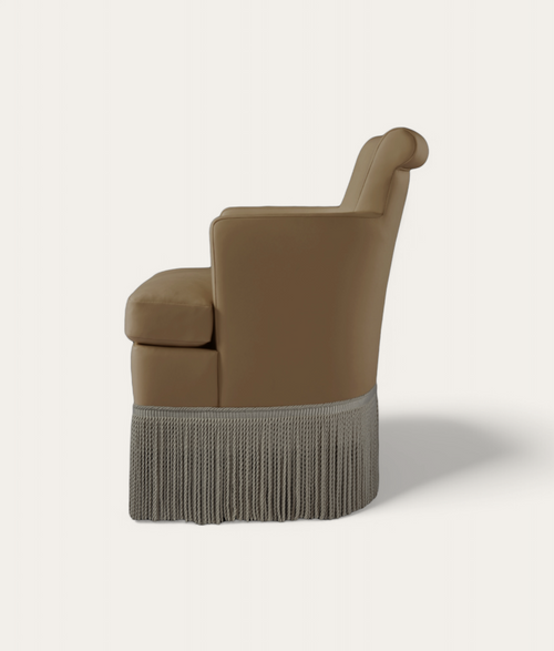 Apsley Dressing Table Chair - Camel