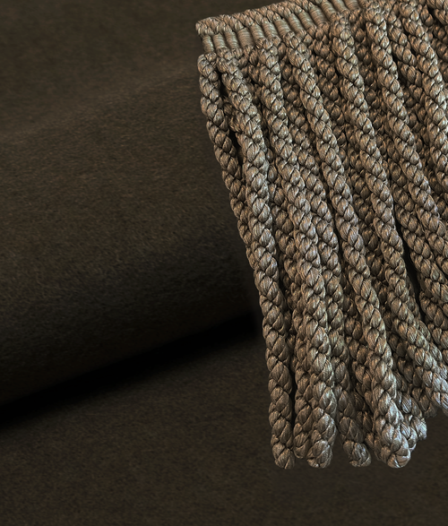 Lupton Sofa - Fringe - Clay