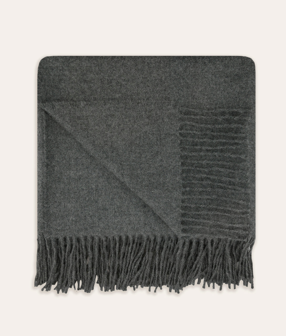 Bryant Alpaca Throw Dark Grey