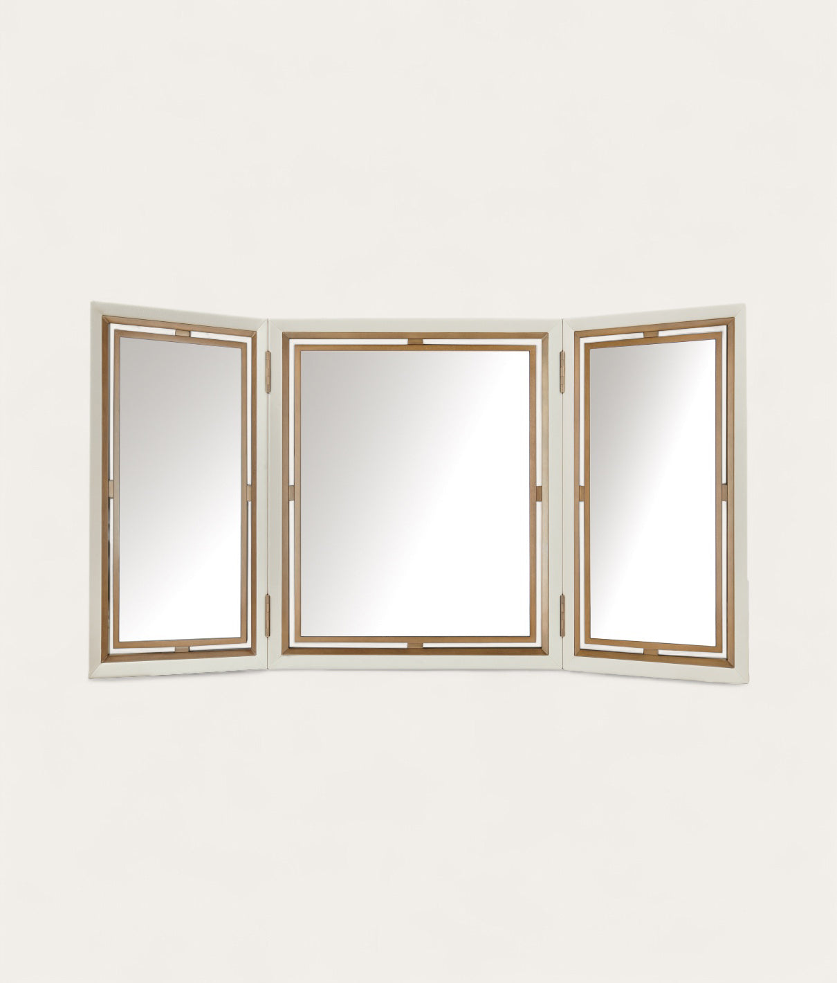 Crossley Triptych Mirror - Ivory