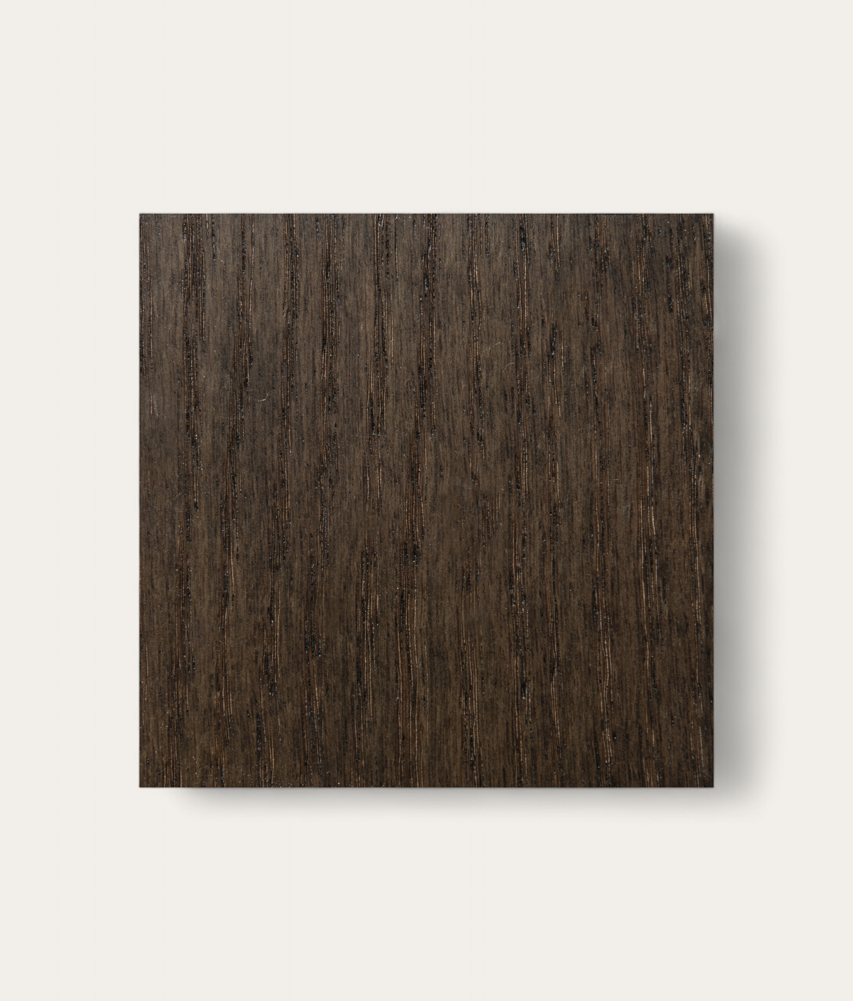 Fabian Bedside - Dark Stained Oak Sample