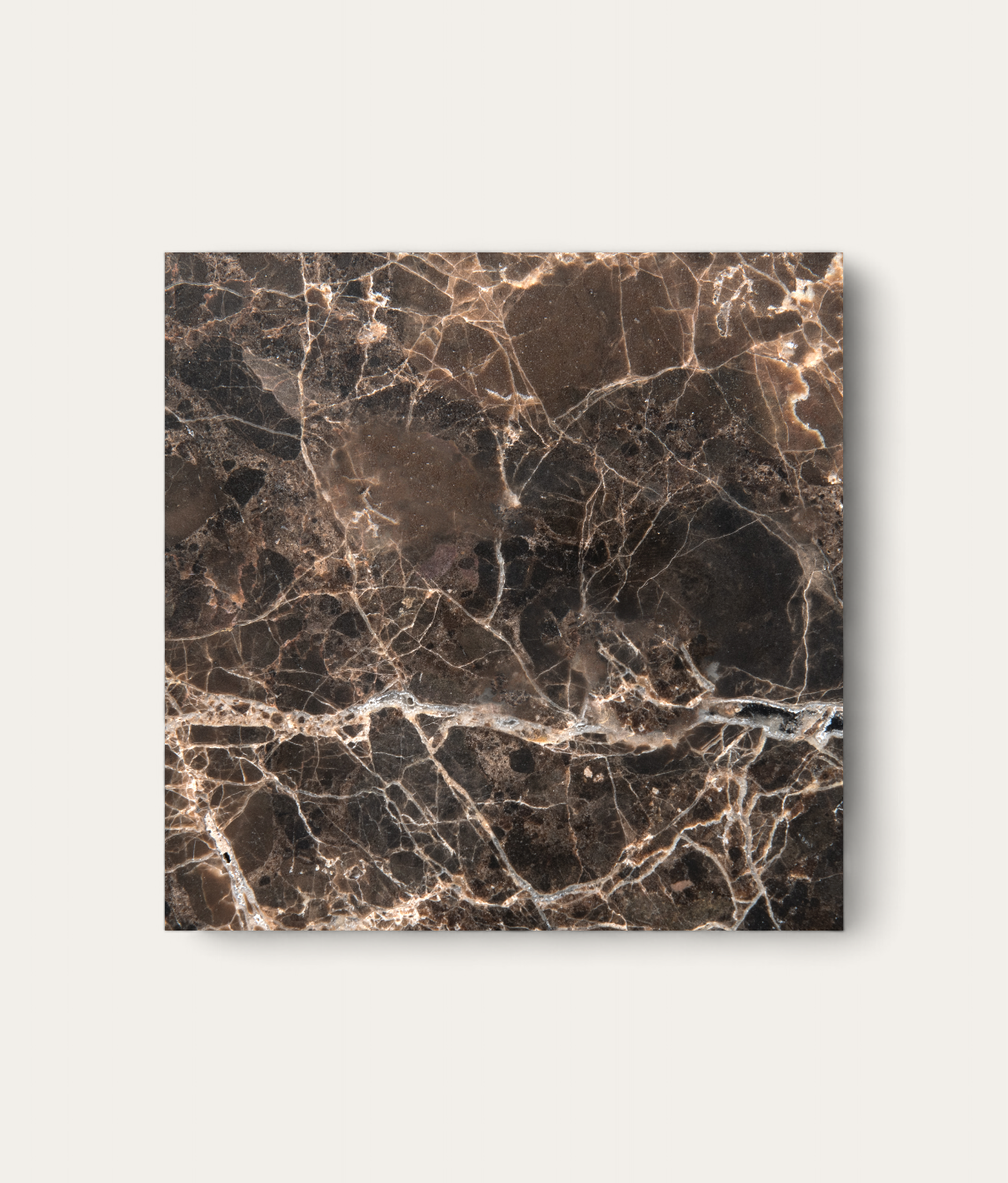 Denton Side Table - Emperador Marble Sample