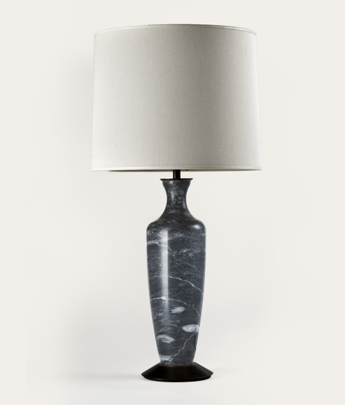 Hanson Table Lamp - Storm Marble