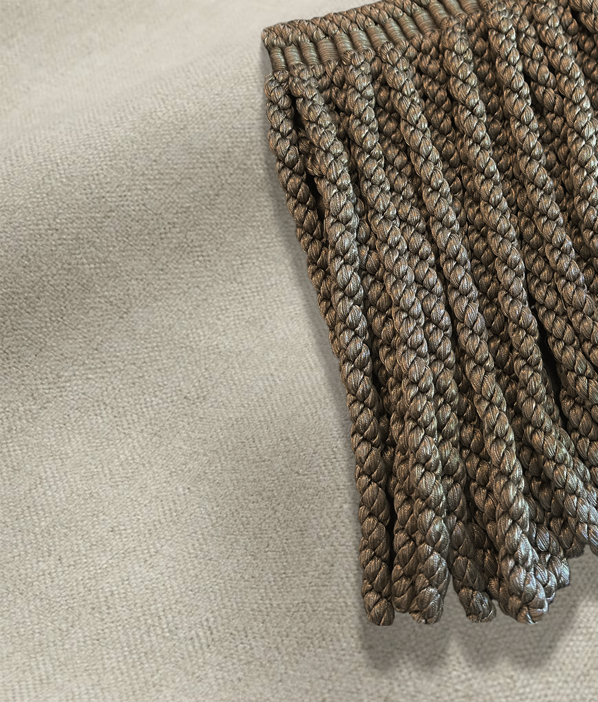 Lupton Sofa - Fringe - Ivory