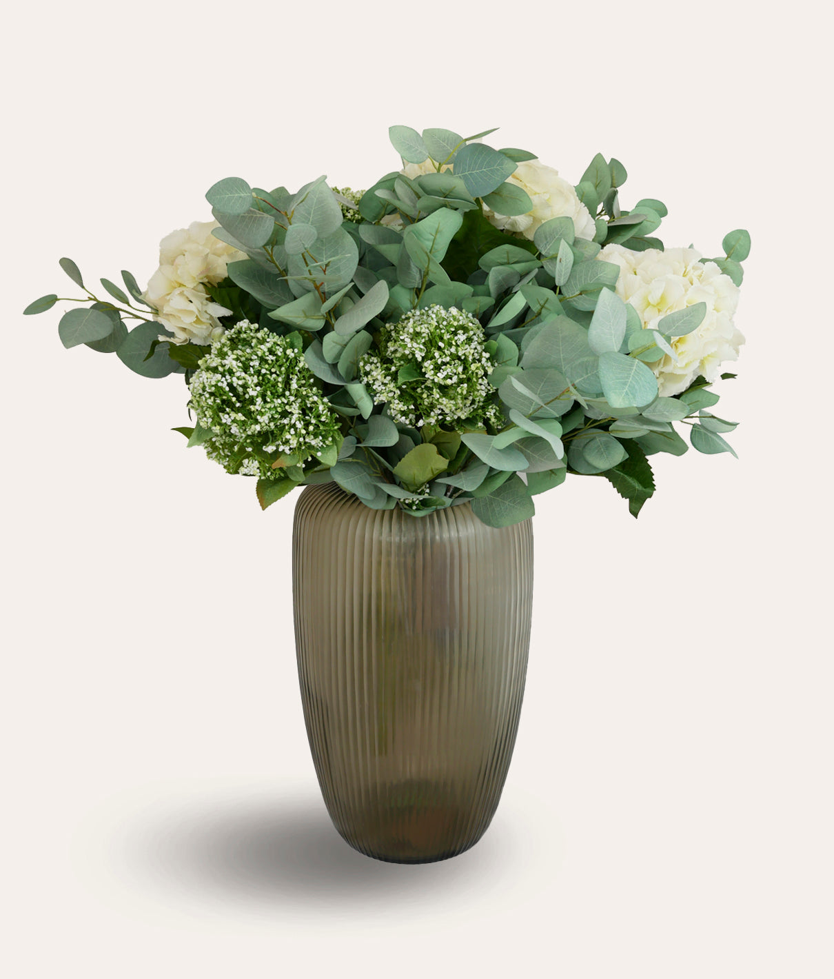 Hydrangea & Aspen Leaf Bouquet - Large