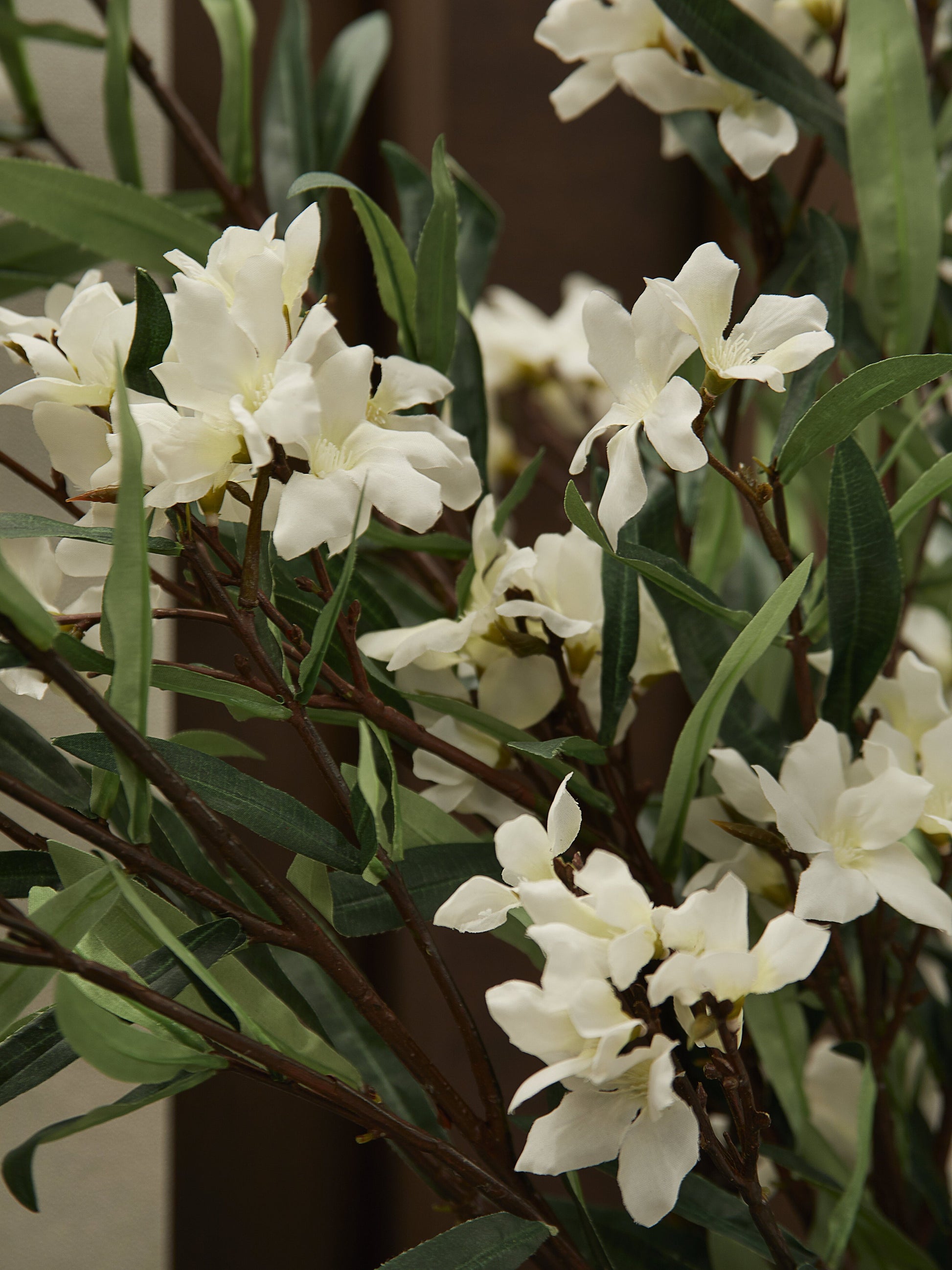White Dianthus Spray - Large