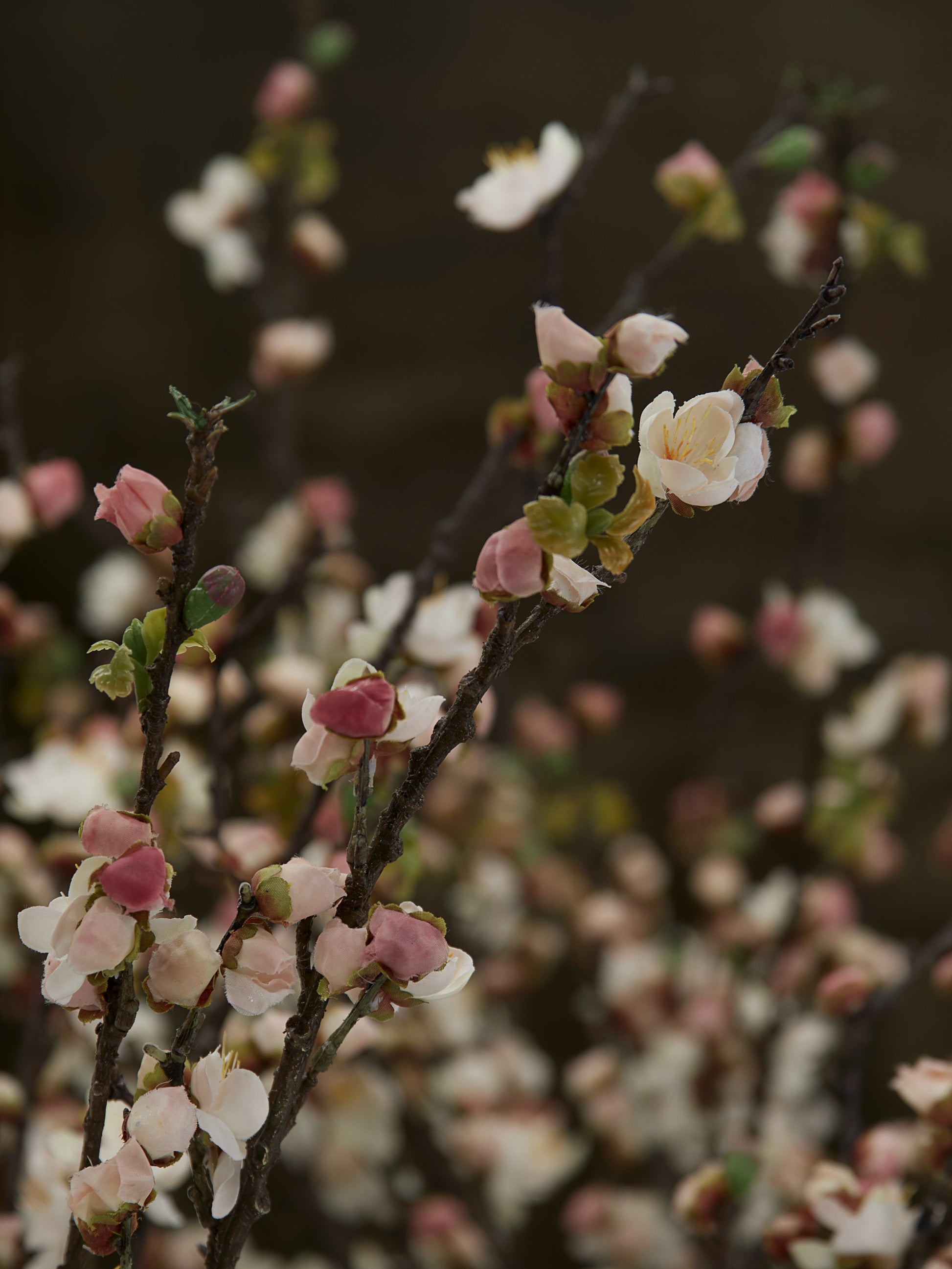 Pink Peach Blossom Spray - Large