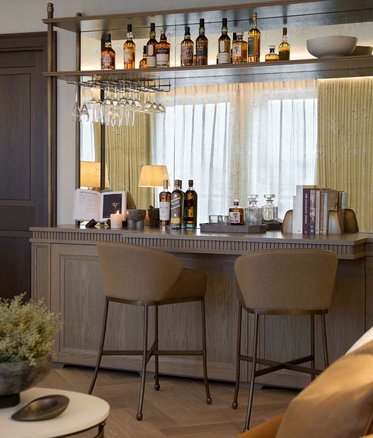 Hyde Bar Stool - Stone