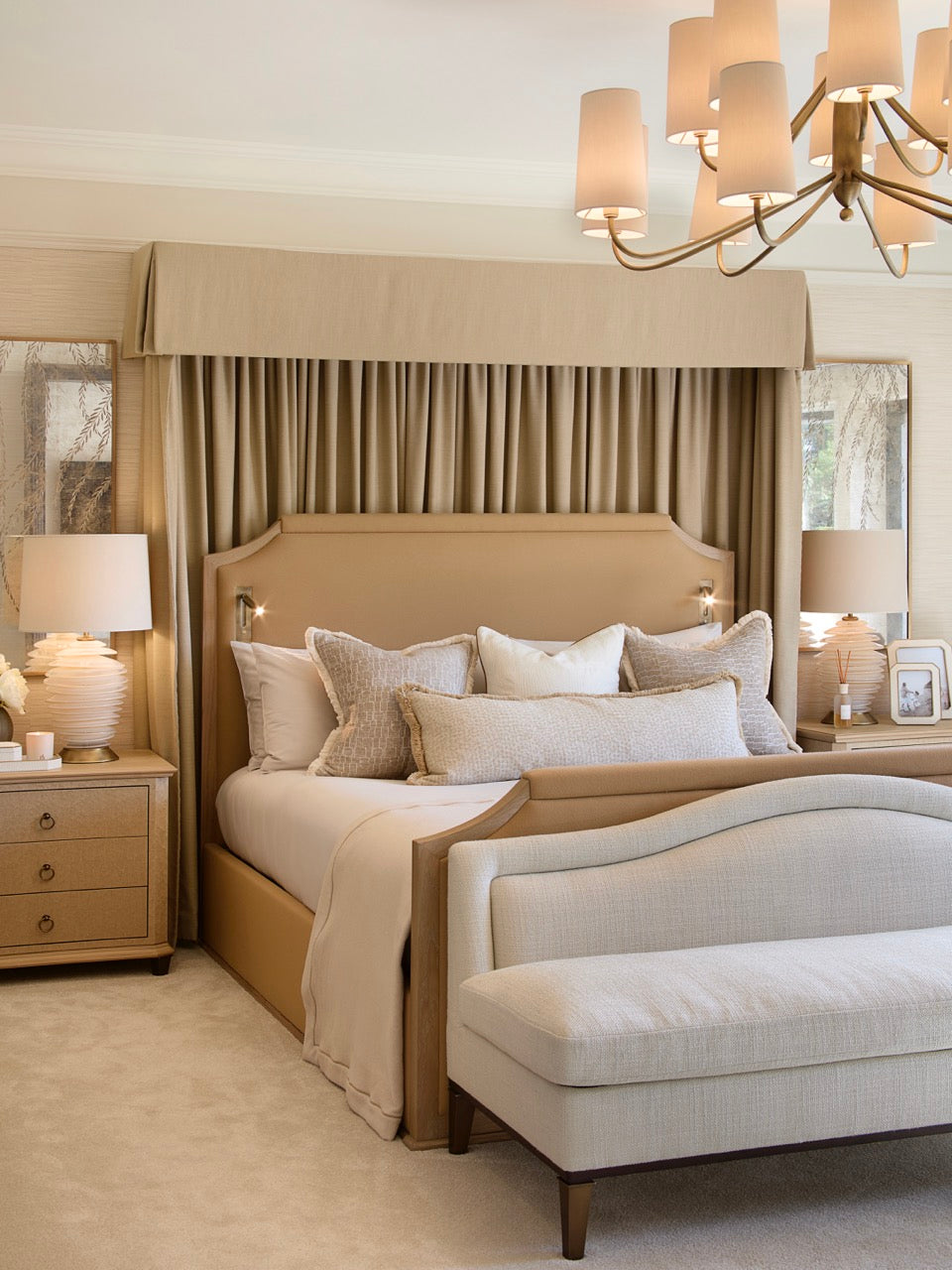 Hinton Bench - Ivory