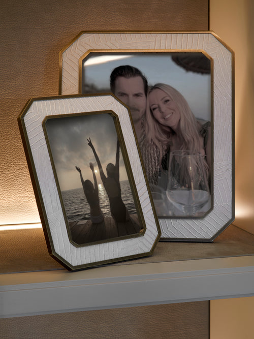 Elemental Photo Frame, Large - Ivory