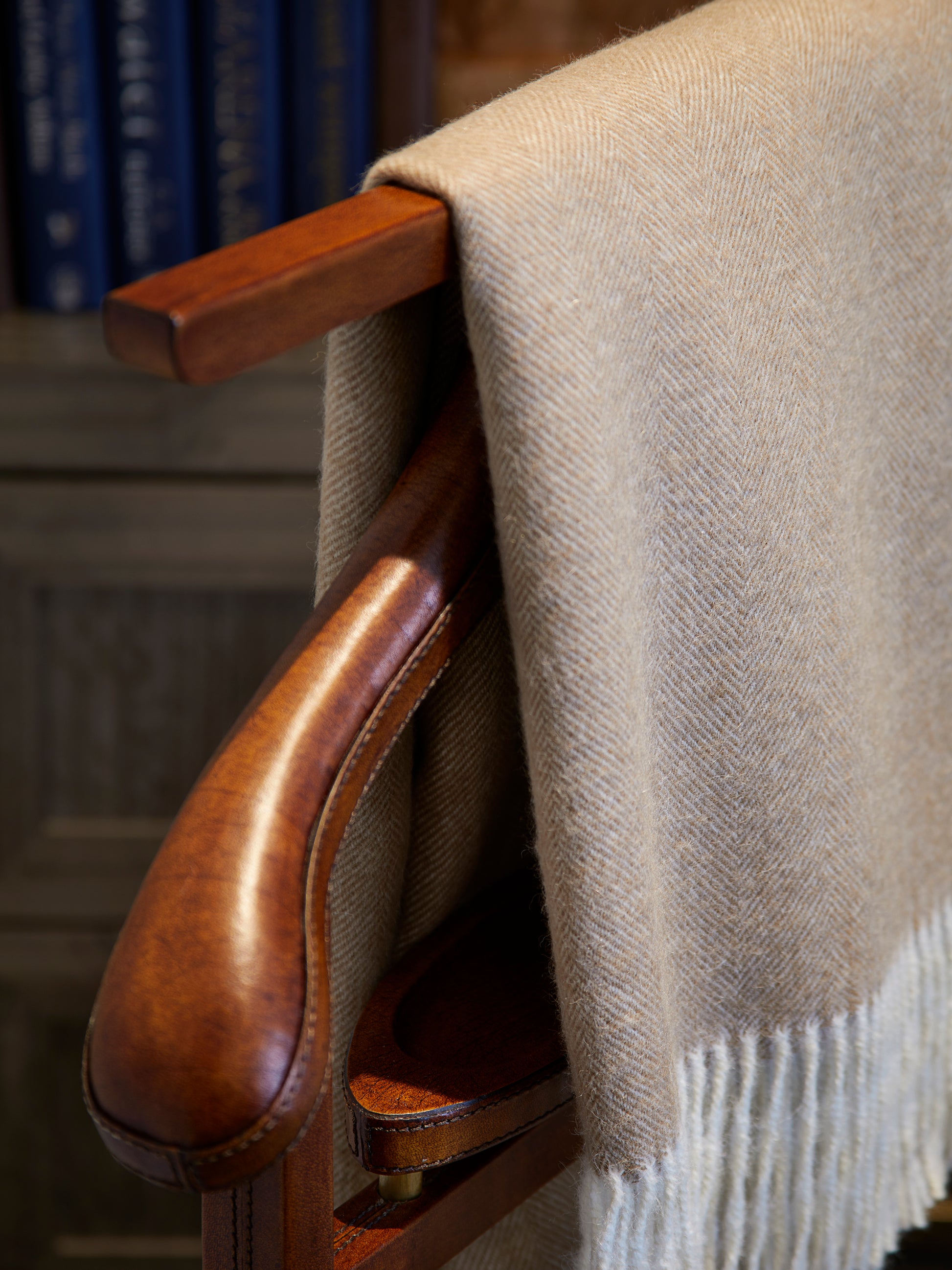 Henley Alpaca Throw - Camel