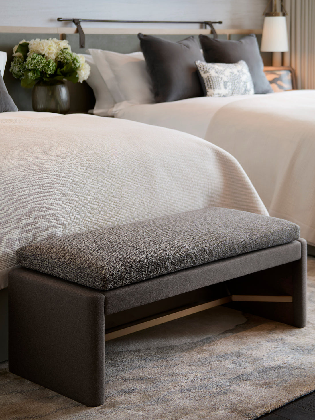 Soho Bench - Slate – Laura Hammett Living