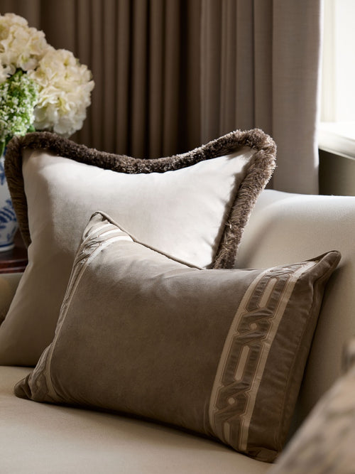 Iris Cushion - Fringe