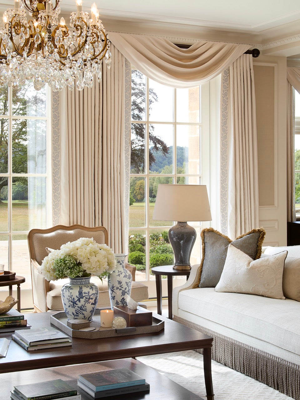 Lawton Sofa - Fringe - Ivory