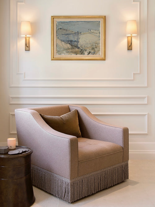 Brunel Armchair - Fringe - Bronze