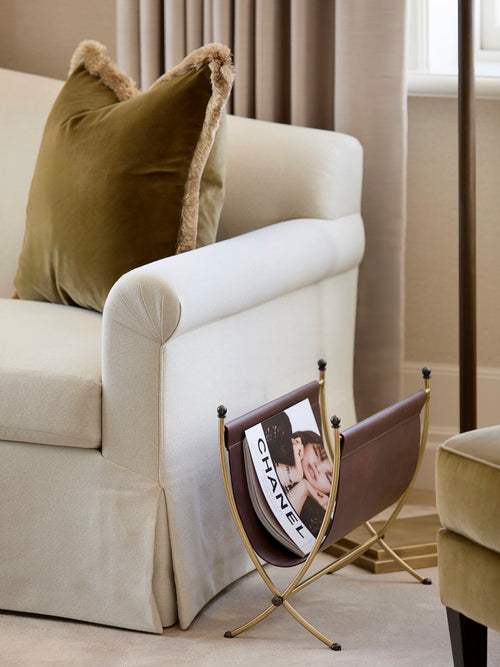 Lupton Sofa - Skirt - Truffle