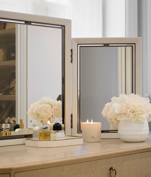 Crossley Triptych Mirror - Ivory