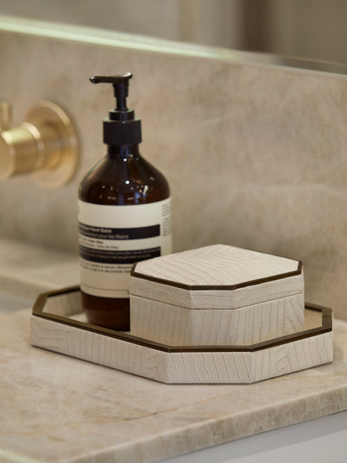 Elemental Vanity Tray - Ivory