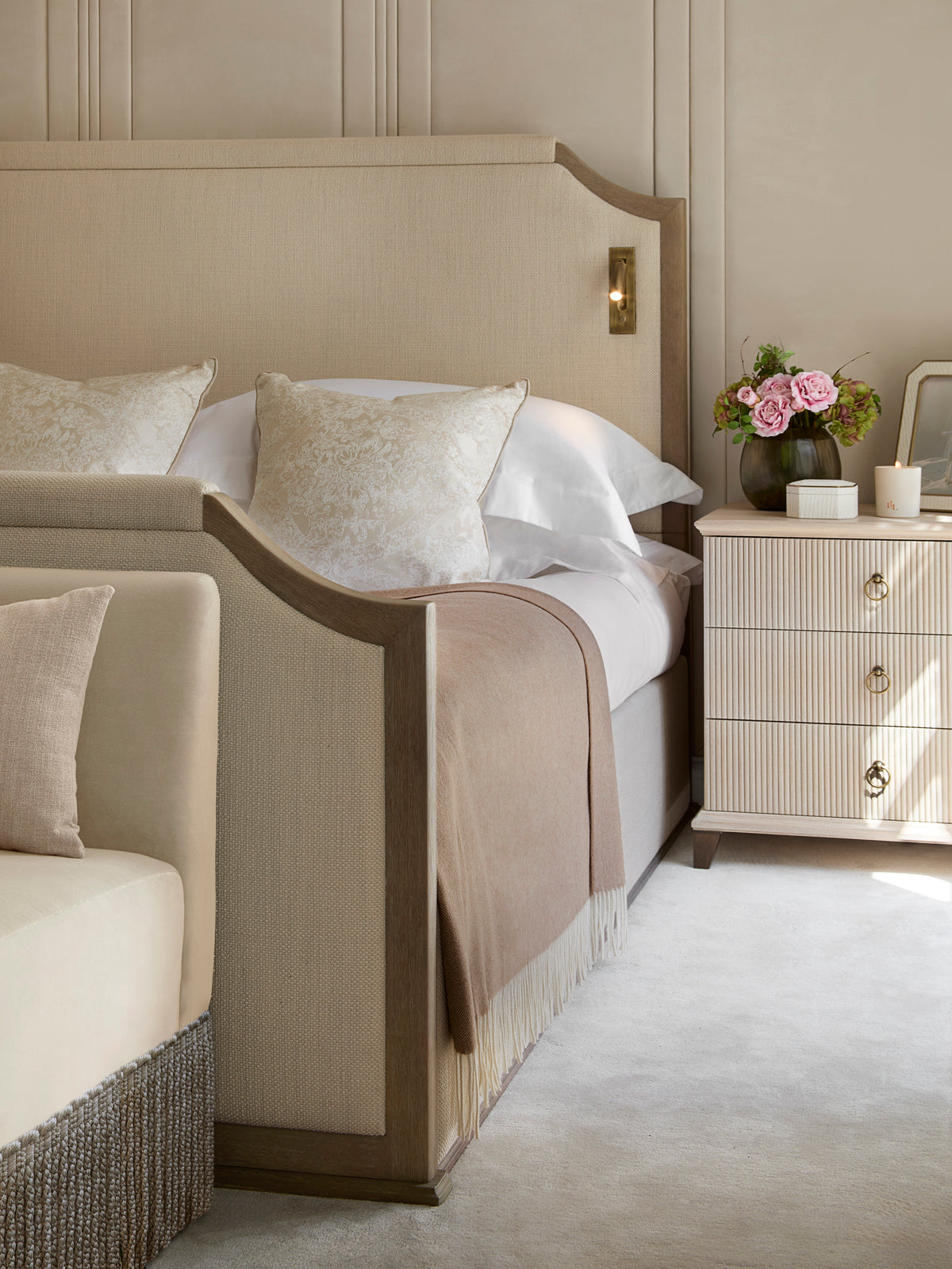 Northcotte Bed - Ivory – Laura Hammett Living