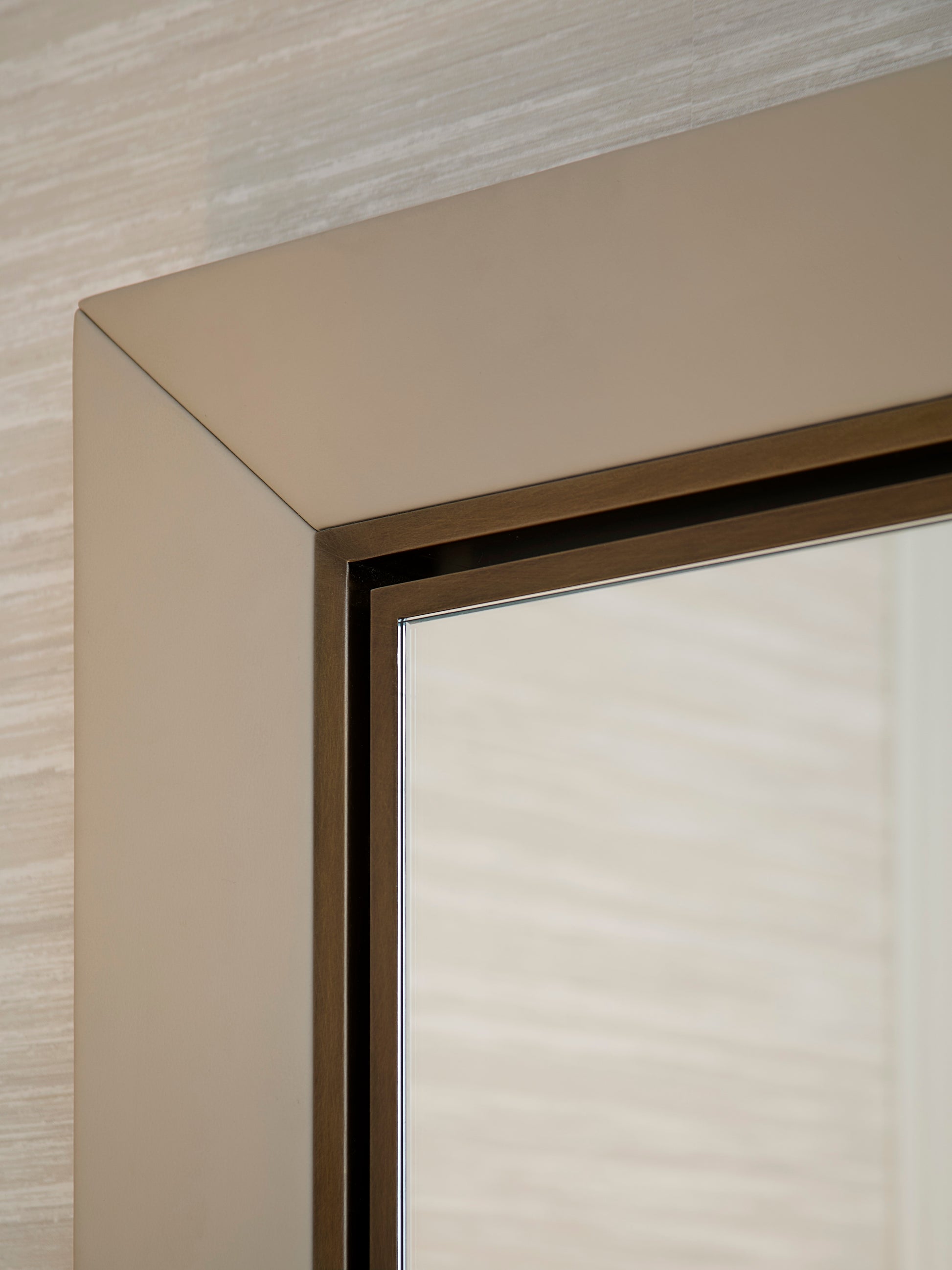 Crossley Mirror - Taupe