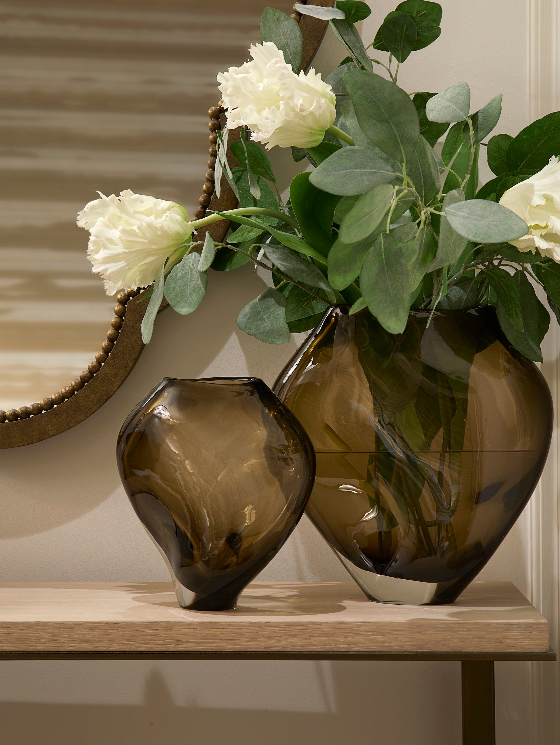 Phoenix Large Handblown Vase - Bronze