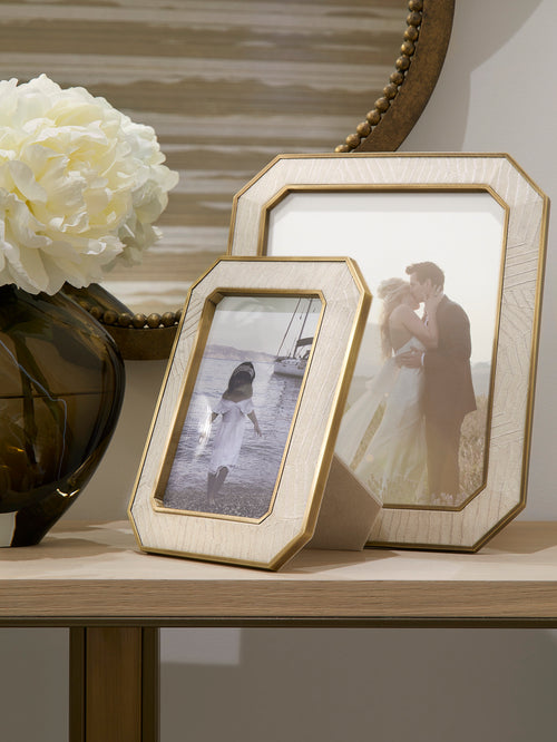 Elemental Photo Frame, Medium - Ivory