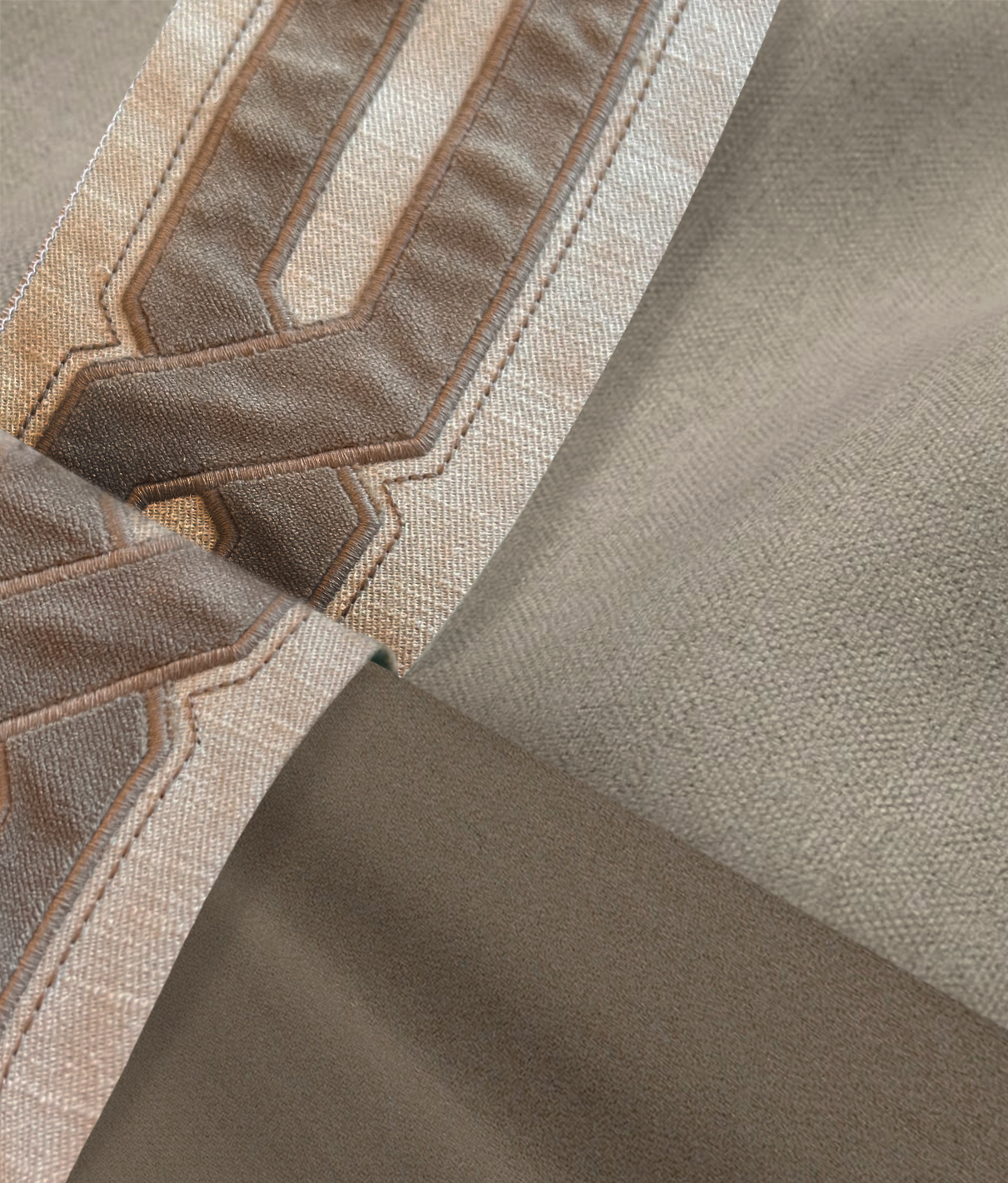 Dalton Ottoman - Linen Sample 05