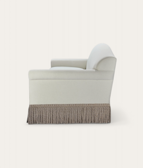 Lupton Sofa - Fringe - Ivory