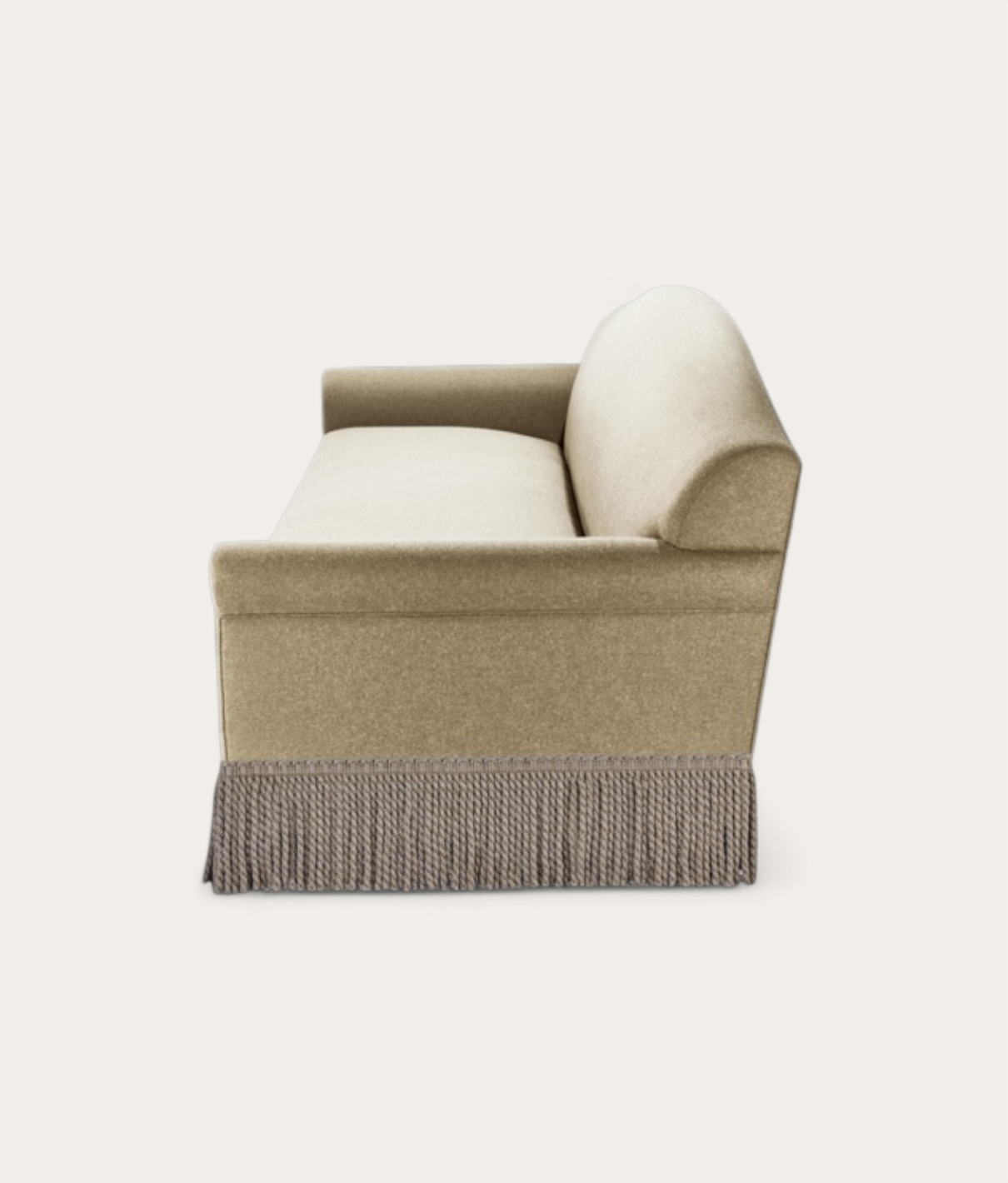 Lupton Sofa - Fringe - Stone