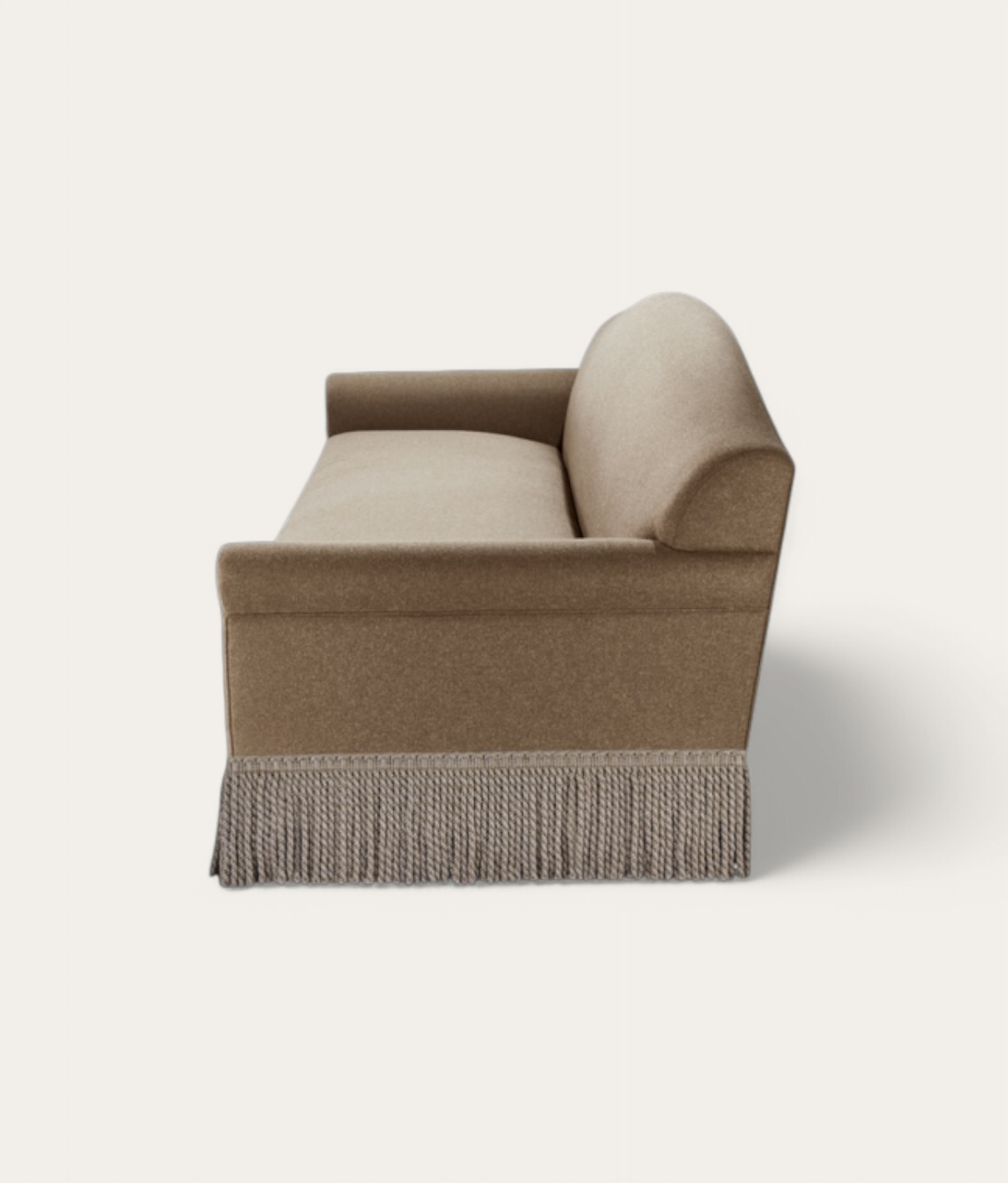 Lupton Sofa - Fringe - Clay