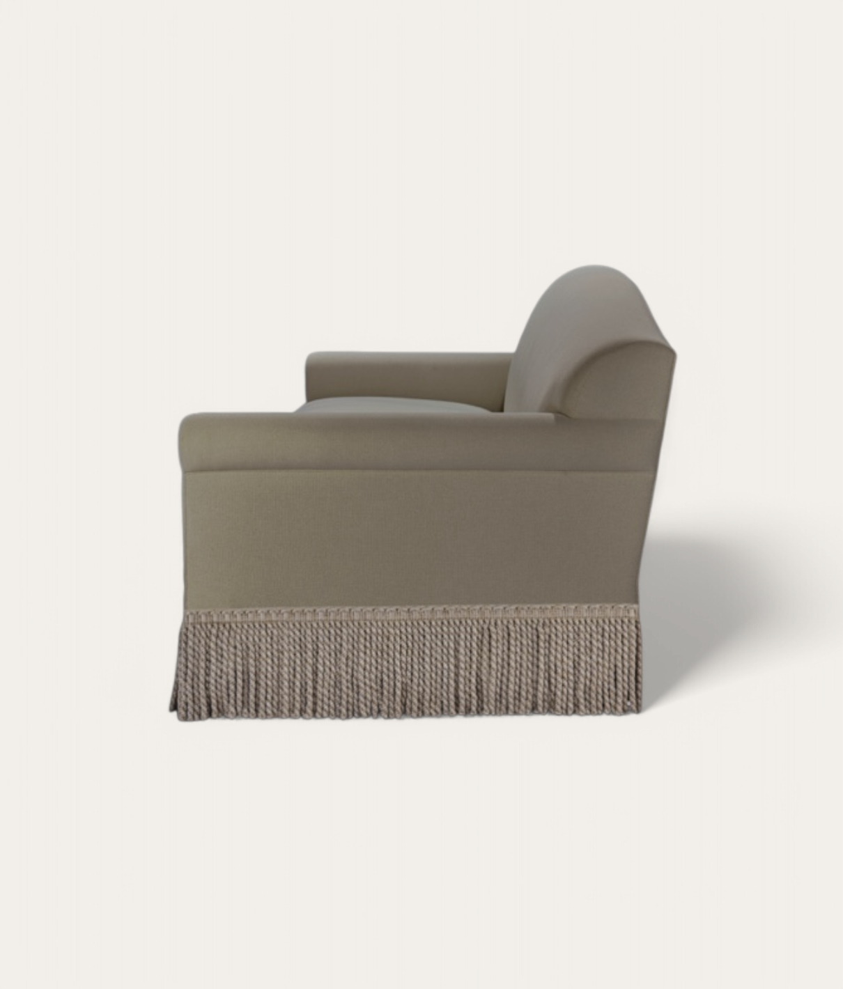Lupton Sofa - Fringe - Truffle