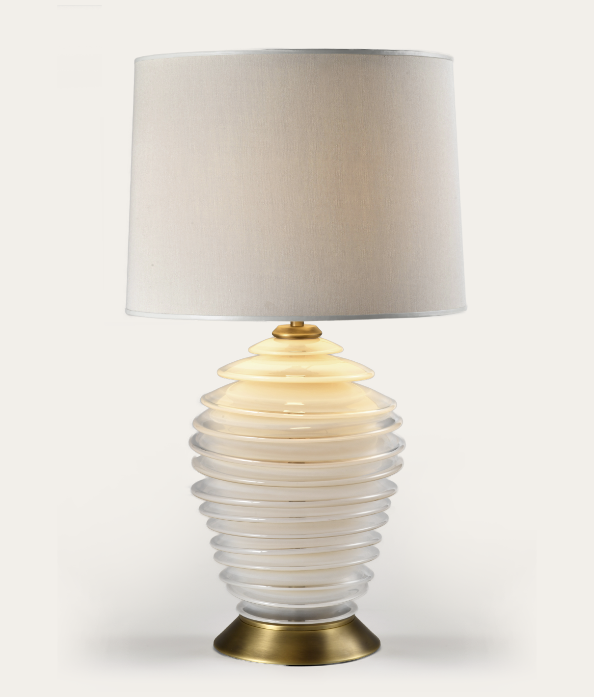 Malik Table Lamp - Ivory
