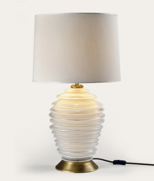 Malik Table Lamp - Ivory