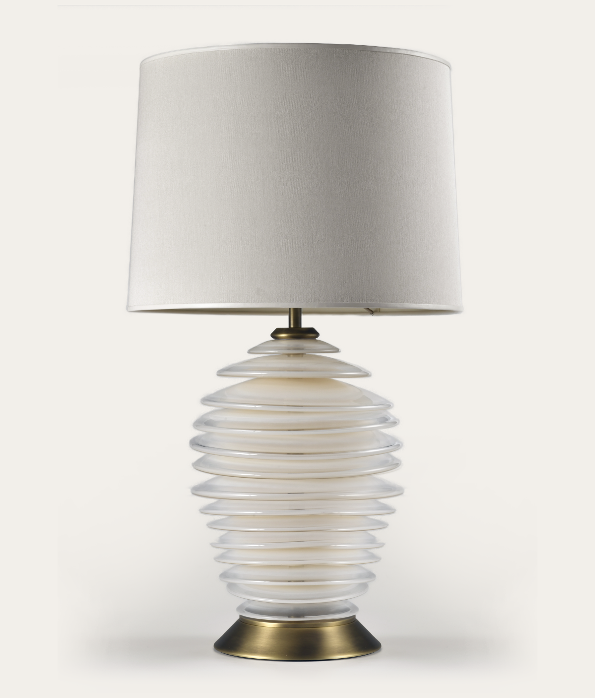 Malik Table Lamp - Ivory