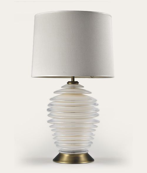 Malik Table Lamp - Ivory