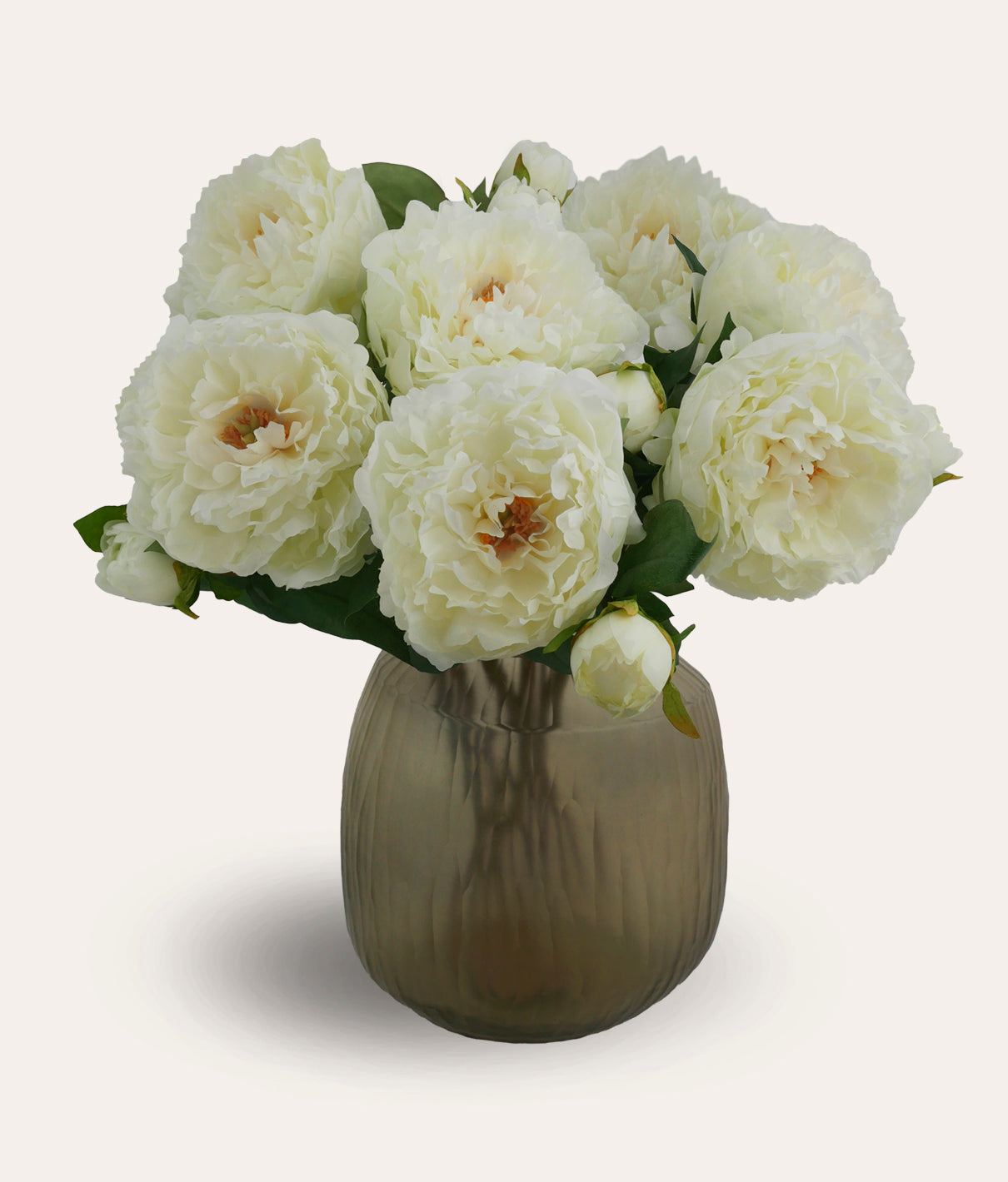 White Peony Bouquet - Medium
