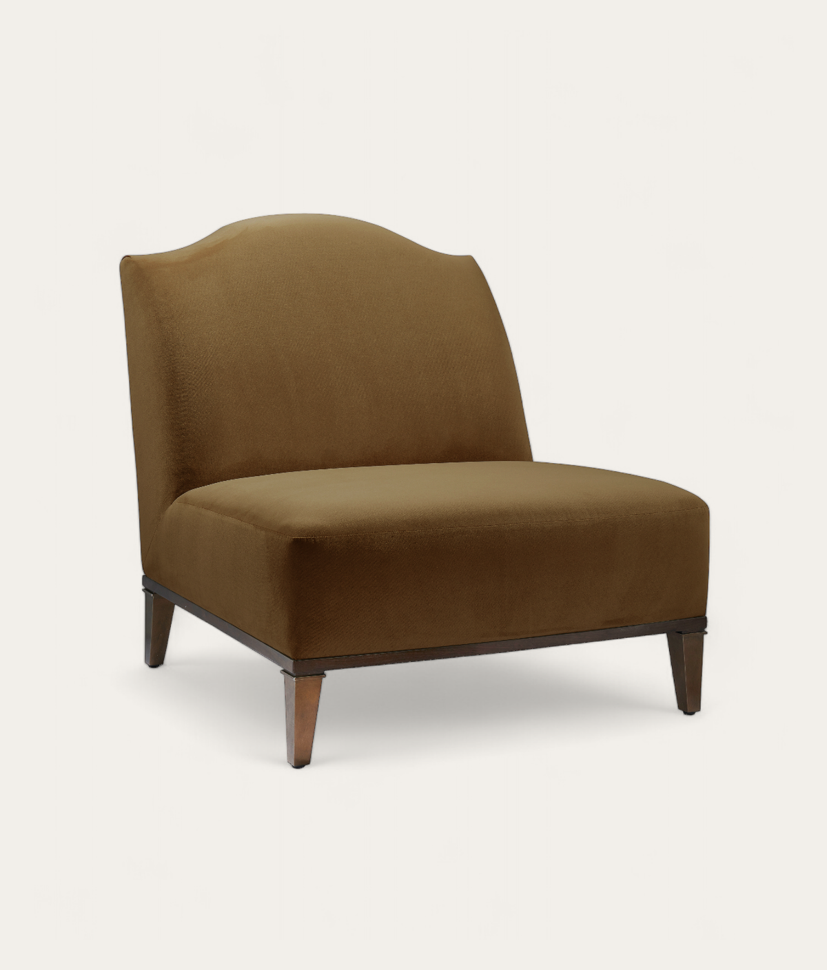 Milton Slipper Chair Umber