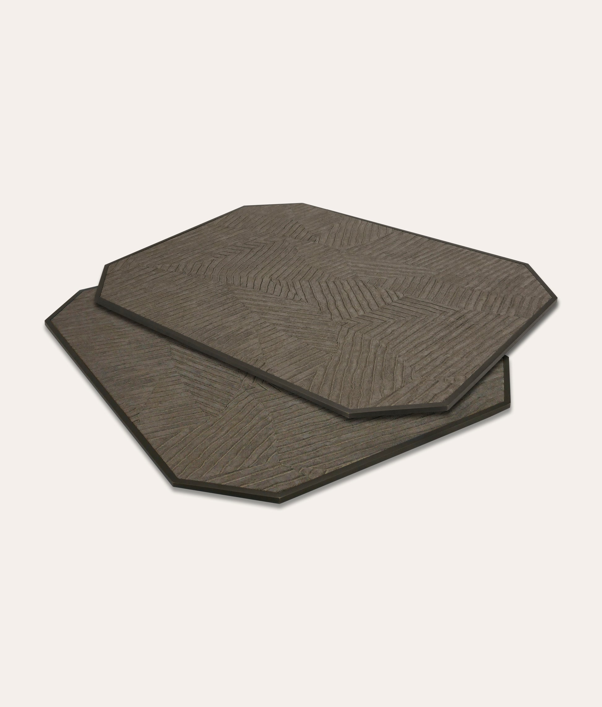 Elemental Placemats, set of 2 - Bronze