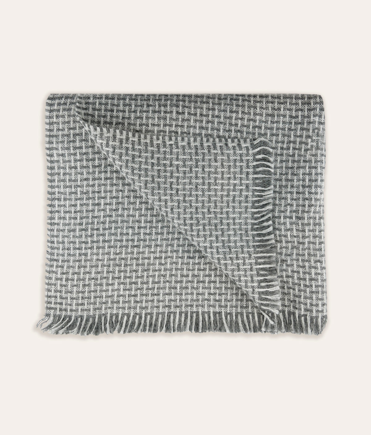 Reeve Alpaca Throw Dark Grey