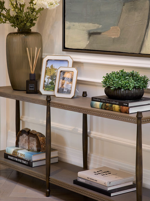 Morley Console - Honey Oak